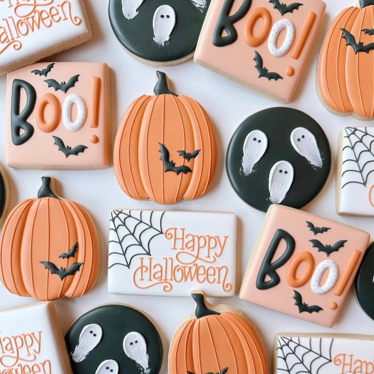 One Dozen Halloween Sugar Cookies