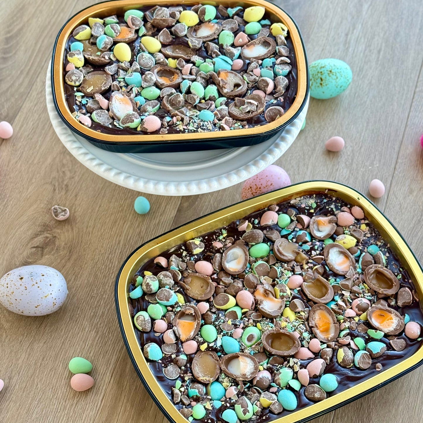 Mini Egg Brownies